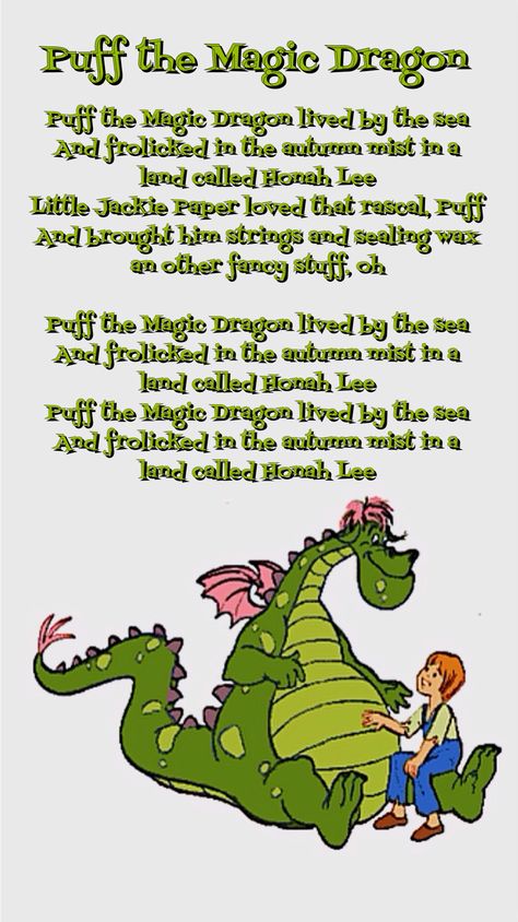 Puff the Magic Dragon | Lyrics Funny 60th Birthday Quotes Hilarious, 90s Nursery, Birthday Quotes Hilarious, I Know You Lyrics, Funny 60th Birthday Quotes, 60th Birthday Quotes, Nursery Rhymes Poems, Funny 60th Birthday, Rhymes Lyrics