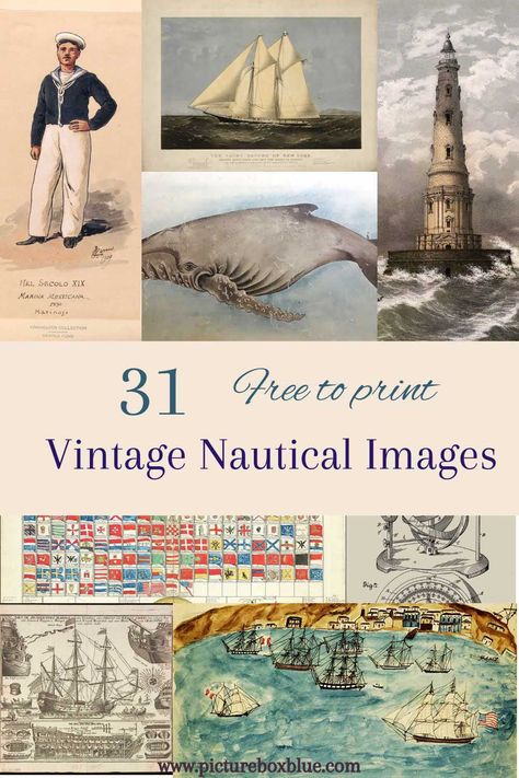 Vintage nautical decor