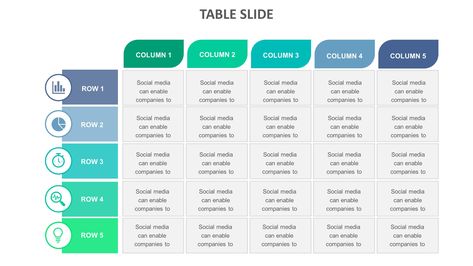 Table Slide Templates | Biz Infograph Table Layout Design Data, Infographic Table Design Layout, Indesign Table Design, Data Tables Design, Table Powerpoint Design, Slide Table Design, Information Table Design, Table Design Powerpoint, Table Graphic Design Layout