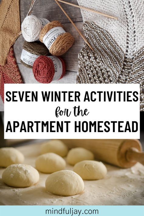 Winter Homesteading, Apartment Homestead, Homestead Apartment, Apartment Homesteading, Winter Homestead, Homestead Plans, Homestead Crafts, The Weather Outside Is Frightful, Weather Outside Is Frightful