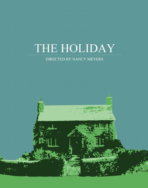 The Holiday #Minimalist #Poster The Holiday Movie Poster, The Holiday Poster, Holiday Movie Poster, Uni Posters, The Holiday Movie, Holiday Minimalist, Movie Collage, Christmas Light Show, Uni Room