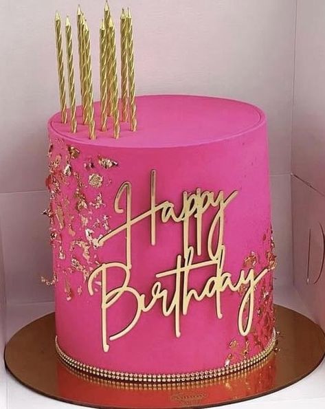 52nd Birthday Cake For Women, Pink Marble Birthday Cake, 48th Birthday Cake For Women, 39th Birthday Ideas For Women Cake, 37th Birthday Cake For Women, Hot Pink And Gold Cake, 40th Bday Cake For Women, 33 Birthday Cake, 40 And Fabulous Cake