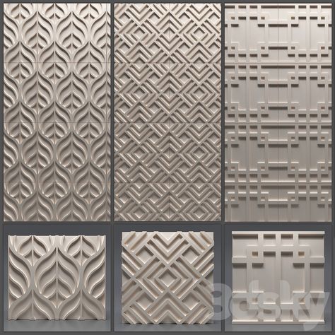 Wall Panelling Ideas, Wall Panel Texture, Panelling Ideas, Modern Partition Walls, Mdf Wall Panels, Gypsum Wall, Jaali Design, 3d Panel, Cladding Design