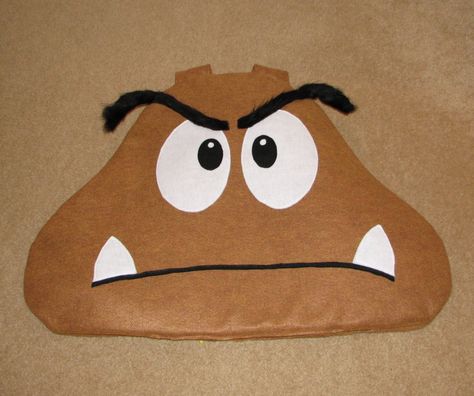 What I Made Today: TUTORIAL: Goomba - Part 1 Diy Mario Character Costumes, Goomba Costume, Mario Family Costume, Mario Character Costumes, Mario Costume Diy, Super Mario Kostüm, Pokemon Family, Mario Halloween Costumes, Super Mario Costumes