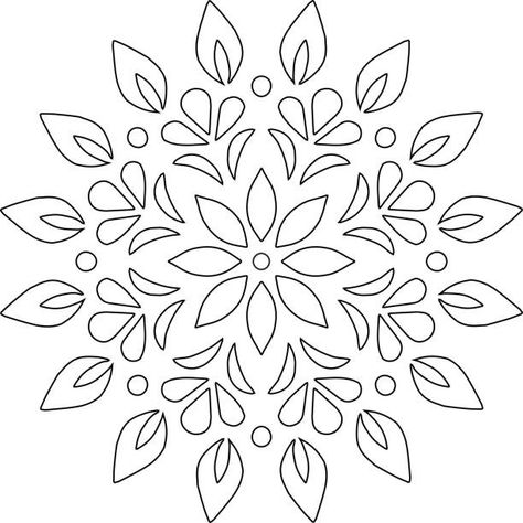 Easy Mandala Coloring Pages, Soothing Art, Relaxing Coloring Pages, Coloring Pages Ideas, Pages Ideas, Easy Mandala, Mandala Design Pattern, Pola Sulam, Embroidery Patterns Free