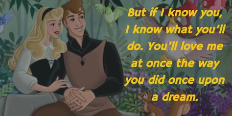 Quotes From Sleeping Beauty, Prince Charming Quotes, Sleeping Beauty Quotes, Sleeping Beauty Prince, Charming Quotes, Evil Witch, Believe In Love, Moon Aesthetic, Best Love Stories