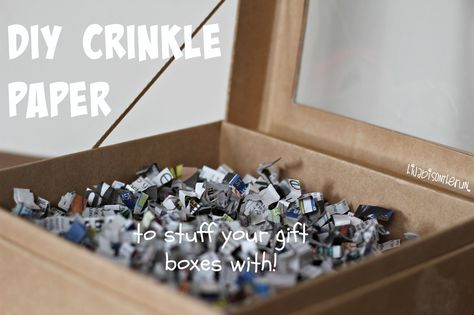 Hijabisontherun: DIY Crinkle Paper/ Gift Box Stuffing Diy Crinkle Paper, Box Stuffing, Mason Jar Gifts Diy, Paper Box Diy, Hanging Craft, Eid Cards, Paper Wall Hanging, Image Paper, Etsy Diy