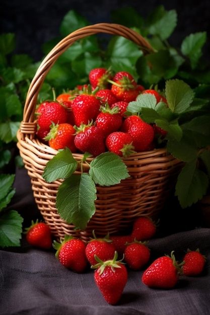 Food Photography Fruit, How To Store Strawberries, Wicker Picnic Basket, Growing Strawberries, Fruit Photography, Beautiful Fruits, Christmas Graphics, Vintage Baskets, Red Strawberry