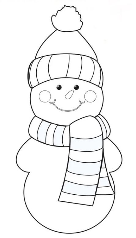 Coloring Pages Simple, Snowman Coloring, Candy Cane Coloring Page, Easy Pictures, Quilted Placemat Patterns, Snowman Coloring Pages, Snowman Photos, Printable Snowman, Printable Christmas Coloring Pages