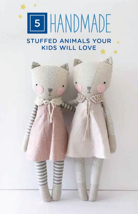 Fabric Toys, Cat Doll, Sewing Dolls, Sewing Toys, Soft Dolls, Animal Dolls, Fabric Dolls, Diy Doll, Stuffed Animal Patterns