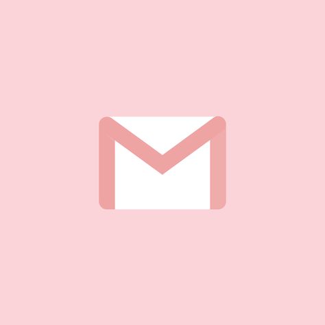 Cute Gmail Icon, Pink Email Icon, Pink Mail Icon, Pink Gmail Icon, Ios App Icon Design Purple, App Icon Design Purple, Cheengu Pink, Icon Design Purple, Gmail App Icon