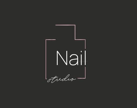 Nail Logos Ideas, Design Company Names, Best Logo Maker, Logo Nail, Bottle Logo, Business Nails, Make Your Own Logo, Salon Logo Design, Nail Logo