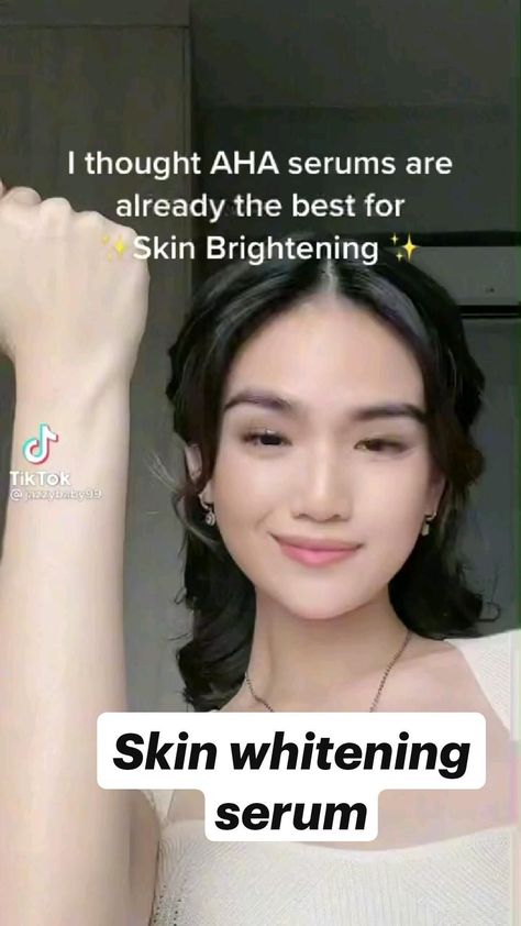 Skin whitening serum Skin Lightening Diy, Face Acne Treatment, Face Skin Care Routine, Skin Care Routine Order, Diy Skin Care Routine, Skin Lightening Cream, Serious Skin Care, Skin Care Tutorial, Basic Skin Care Routine