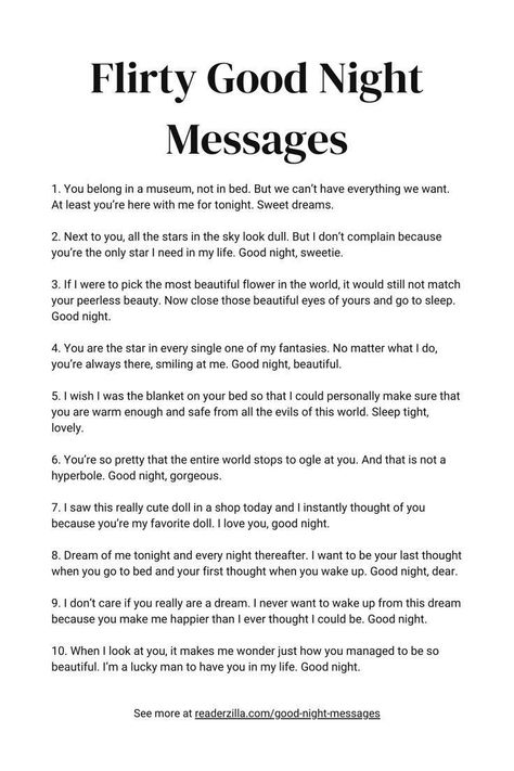 10 flirty good night messages Flirty Lines, Pick Up Line Jokes, Romantic Texts, Love Message For Him, Message For Boyfriend, Messages For Her, Messages For Him, Night Messages