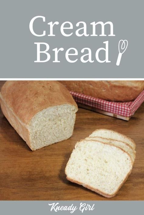 No Yeast Bread Recipes, Cream Bread Recipe, Make Your Own Bread, Savoury Bread, Recipes For Children, Savory Bread Recipe, Ancient Food, Homemade Baked Bread, Homemade Bread Recipe