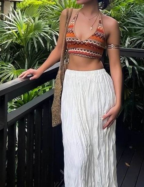 Goa Outfits, Thailand Outfit, Beachy Outfits, Hawaii Outfits, Fashion Fails, Mode Hippie, Mode Crochet, Earthy Outfits, Europe Outfits