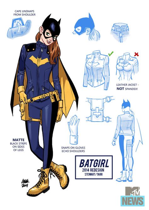 Exclusive: 'Batgirl' Gets A Brand New Look From A Brand New Creative Team - MTV: Batgirl Costume Tests Batgirl Of Burnside, Babs Tarr, Dc Batgirl, Batgirl Costume, Character Design Cartoon, Univers Dc, Barbara Gordon, Bd Comics, Batman Family