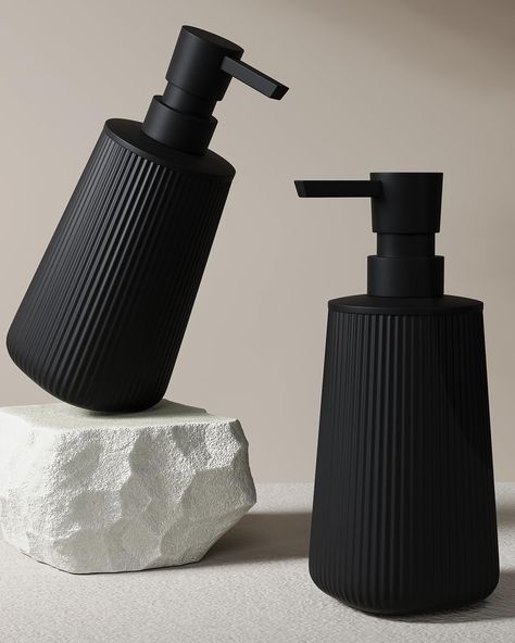 PRICES MAY VARY. 【Timeless Design】Our kitchen soap dispenser features a sturdy anti-slip pattern that adds a touch of elegance to your bathroom or kitchen 【Durable Materials】Made of high-quality ABS plastic, this hand dispenser is built to last without worrying about breakage issues 【Perfect for Small Spaces】Our small soap dispenser is with 8.5 oz capacity, space-saving and stable on your countertop with its square base 【Versatile Use】This black soap dispenser is perfect for a variety of liquids Business Bathroom Ideas, Kitchen Soap Dispenser Ideas, Soap And Lotion Dispenser Set, Emerald Green Bathroom, Soap Dispenser Kitchen, Gym Bathroom, Soap Dispenser Bathroom, Soap Dispenser Set, Slip Pattern