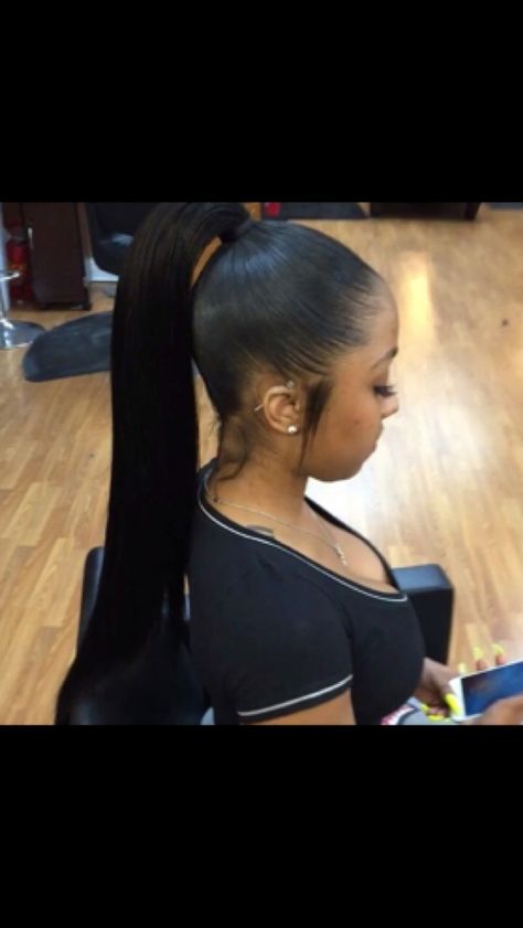 Beautiful ponytails Ponytail Black Women, Long Ponytail Hairstyles, High Ponytail Hairstyles, Weave Ponytail Hairstyles, Sleek Ponytail Hairstyles, Weave Ponytail, Sew In Hairstyles, Black Ponytail Hairstyles, Easy Hairstyles For Medium Hair