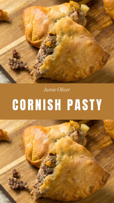 Jamie Oliver Cornish Pasty Cornish Pasty Recipe, Pasty Recipe, Cornish Pasty, Savory Baking, Pasties Recipes, Cornish Pasties, Fresh Sage, Side Dishes Recipes, Savoury Baking