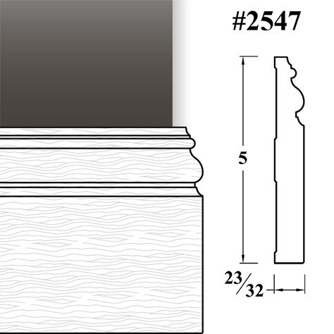 Baseboard Molding | WalzCraft Photo Paint, Baseboard Trim, Baseboard Molding, Veneer Plywood, Moulding Profiles, Contemporary Doors, Floor Molding, Door Window, Wainscoting