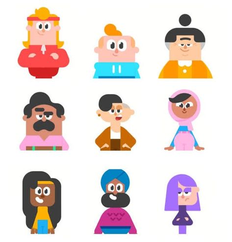 Duolingo Art Style, Duolingo Characters Fanart, Duolingo Characters, Duolingo Fanart, Illustrator Design Tutorial, Vector Character Design, Geometric Shapes Art, Illustration Art Design, Motion Design Animation