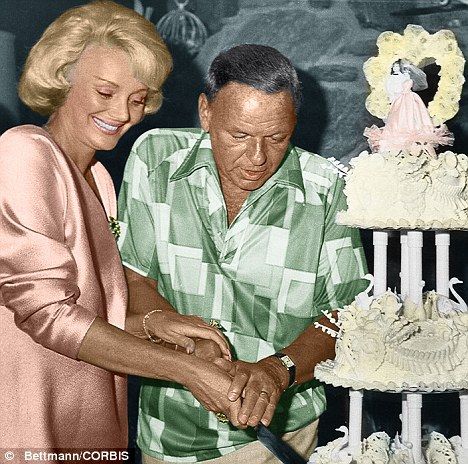 Sinatra, my Jekyll and Hyde husband: His fourth wife was in curlers for the wedding when his lawyer handed her a pre-nup | Daily Mail Online Barbara Sinatra, Betty Ford, John Wilson, Celebrity Wedding Dresses, Rat Pack, Celebrity Wedding, Dean Martin, Famous Couples, Jane Fonda