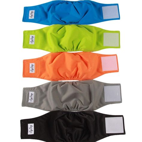 JoyDaog Reusable Belly Bands for Dogs,(5 Pack) Washable Dog Diapers Male Puppy Nappies Wrap by ** Nice of you to drop by to visit the photo. (This is an affiliate link) #doglitterandhousebreaking Belly Bands For Dogs, Dog Wrap, Dog Urine, Dog Diapers, Dog Care Tips, Dog Sledding, Belly Bands, Dog Care, Dog Supplies