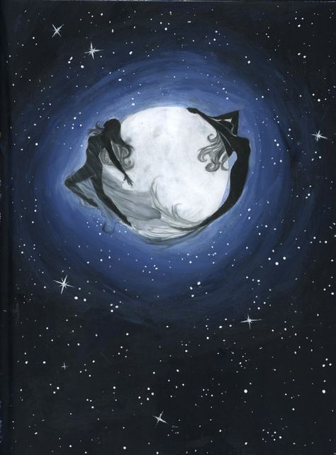 Mermaid in the stars by glasslily.deviantart.com on @DeviantArt Moon Mermaid, Painting Mermaid, Mermaid Moon, Avatar Films, In The Stars, Night Sky, Night Skies, Drawing Ideas, Cosmos