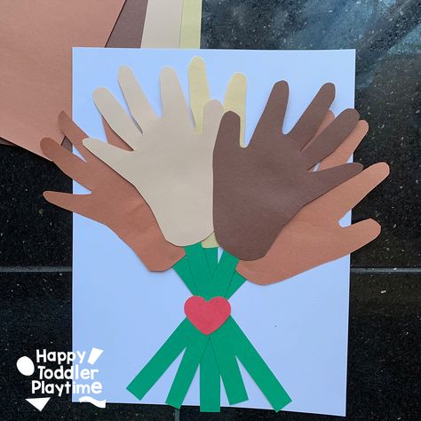 Diversity Crafts For Kids, Juneteenth Art Projects For Kids, Juneteenth Crafts For Toddlers, Martin Luther King Jr Crafts, Mlk Crafts, Peace Crafts, Diversity Activities, Mlk Jr Day, Black History Month Crafts