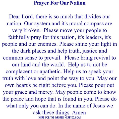 prayer for country/nation Prayer For Our Nation, Pray For Leaders, Prayer For The Nation, Prayer For Our Country, Prayers For America, Prayer Quotes Positive, Midnight Prayer, Prayer For Church, Prayer For My Children