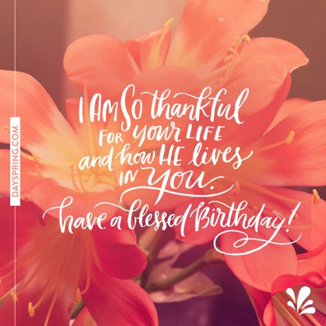 Birthday Ecards | DaySpring                                                                                                                                                                                 More Spiritual Birthday Wishes, Religious Birthday Wishes, Christian Birthday Wishes, Blessed Birthday, Happy Birthday For Her, Happy Birthday For Him, Happy Birthday Woman, Christian Birthday, Happy Birthday Wishes Quotes