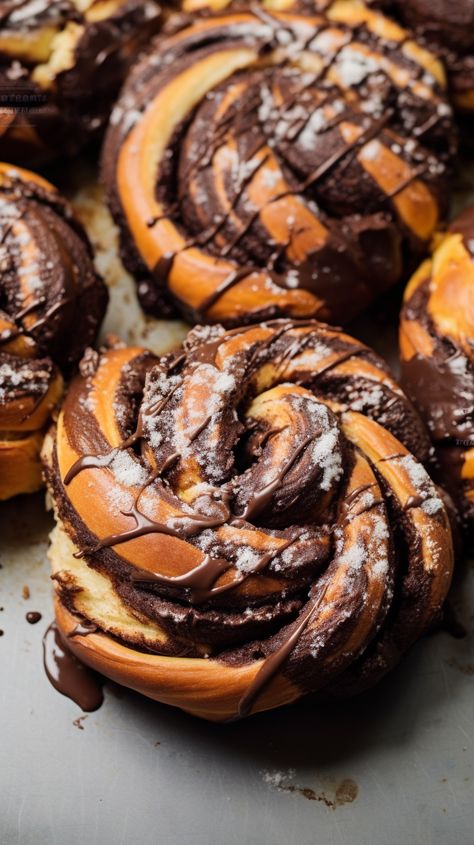 Nutella Morning Buns, Gourmet Baked Goods, Cheesecake Buns, Nutella Buns, Babka Buns, Sourdough Babka, Nutella Babka, Braided Nutella Bread, Filled Buns