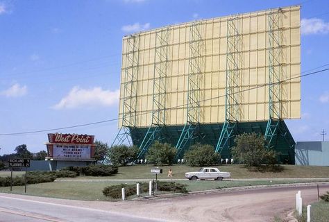 West Point Drive-In Theatre - Battle Creek Drive In Movie Theater, Battle Creek, Kirk Douglas, Leagues Under The Sea, Drive In Theater, Lake Resort, Drive In Movie, West Point, Old Movies