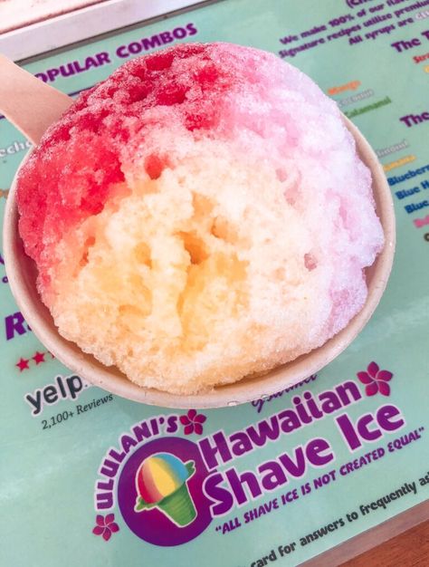 Ululani's Hawaiian Shave Ice: The Best Hawaiian Shaved Ice Shave Ice Syrup Recipe, Hawaiian Ice Cream, Shave Ice Hawaii, Sno Cone Syrup, Shaved Ice Recipe, Hawaiian Ice, Snow Cones Recipes, Shaved Ice Syrup, Maui Food