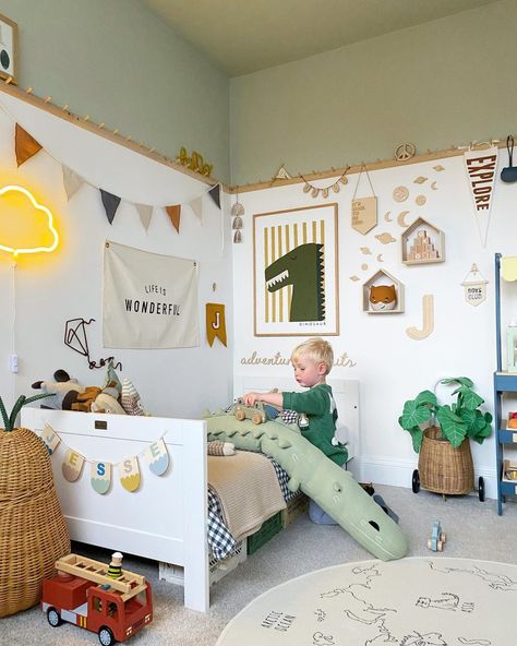 35 Kids Room Ideas: Enchanting Spaces for Play & Growth | Home Magic - placeideal.com Toddler Room Themes Boy, Bright Colored Rooms, Toddler Room Design Boy, Toddler Room Organization Ideas, Little Boy Room Ideas Toddlers, Toddler Bedroom Ideas For Boys, Kids Bedroom Boys Toddler, Kids Room Design Boys Bedroom Ideas, Toddler Boy Rooms