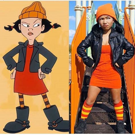 Recess Characters Costume, Recess Halloween Costumes, Cartoon Halloween Costumes, 90s Halloween Costumes, Cartoon Character Costume, Baby Kostüm, 90s Halloween, Halloween Coustumes, Cartoon Halloween