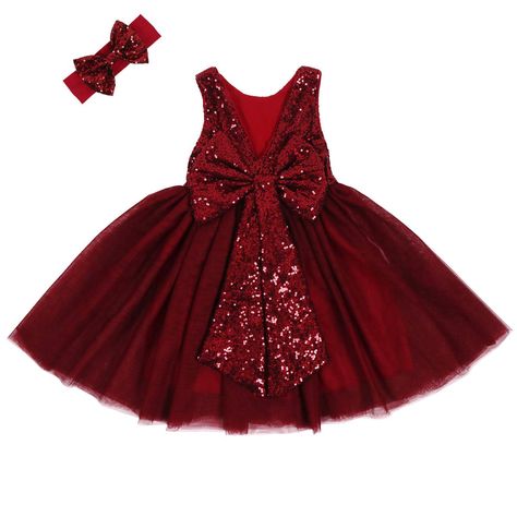 PRICES MAY VARY. 80% Cotton, 20% Polyester 进口 Zipper closure ELEGANT GIRLS TULLE DRESS:Cilucu brand flower girls open back dress with big sparkle bow back and maxi tutu bottom.These new style sequin dress for kids are sure to make your girls day bright and sparkle NO SCRATCHY TO BABY GIRLS SKIN: Lining of wine burgundy maroon sequin dress for girls is soft cotton. COMFORTABLE all day! Sequins of baby dress are on BOTH sides over the top shiny and extra sparkly. Ready to wear to any Posh occasion Kids Party Dress, Flower Girl Dress Baby, Girls Tulle Dress, African Dresses For Kids, Dress Tutu, Girls Tutu Dresses, Kids Frocks Design