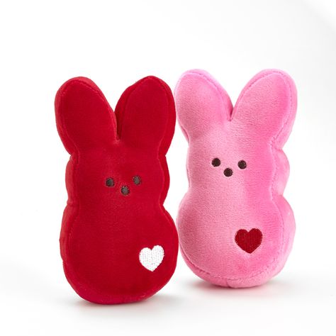 These are sooooooo cute!  I want a plush peeps!!! Valentine Plushies, Peep Plush, Valentines Plush, Peeps Plush, Peep Bunny, Bunny Valentines, Online Candy Store, Just Born, Easter Peeps