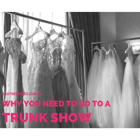 Why you NEED to go to a bridal trunk show | Easy Weddings 💕 Bridal Trunk, Easy Weddings, Site Words, A Day To Remember, Marriage Life, Indoor Wedding, How Many People, Budget Wedding, Simple Weddings