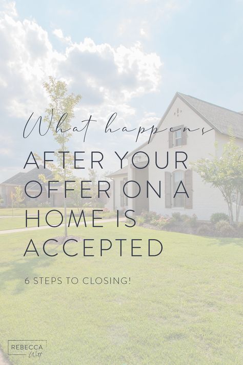 What Happens After Your Offer on a House is Accepted? Real Estate First Time Home Buyers, Buying A House Announcement Ideas, Accepted Offer Real Estate, First Time Home Buyer Quotes, Home Buyers Guide, Bought A House Quotes, After Closing On A House, Offer Accepted Real Estate, Closing On House