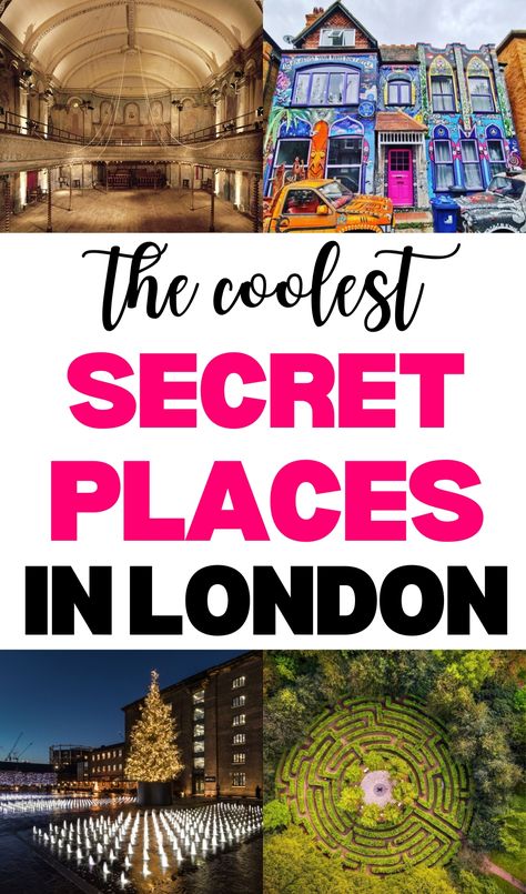 Discover the most secret places in London from Eltham Palace to the Crystal Palace Park Maze - some of the best hidden gems in London and free secret gardens in London to visit for free, perfect if you're looking for romantic first date ideas in London! hidden London | secret things to do in London | best hidden London places to visit | free things to do in London | best things to do in London for couples | London travel bucket list | most romantic places in London | beautiful places to travel Hidden Gems Of London, Romantic Places In London, Places To Visit Near London, Hidden London Secret Places, Hidden Places In London, London Secret Places, London Hidden Places, Hide Park London, London Free Things To Do