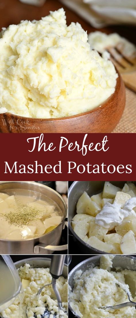 Potatoes Recipes Mashed, The Perfect Mashed Potatoes, How To Boil Potatoes For Mashed, Individual Mashed Potatoes, How To Make Homemade Mashed Potatoes Easy, Creamy Fluffy Mashed Potatoes, Easy Delicious Mashed Potatoes, 5lb Mashed Potatoes Recipe, Day Before Mashed Potatoes Recipe