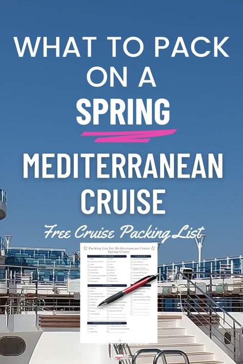 If you are planning a Mediterranean cruise, you might be wondering what to pack for your cruise. To help you out, I have created a packing list listing 50 essential items you need for your Mediterranean cruise. I also included a 14-day Mediterranean cruise outfit ideas. Plus, I have included a free printable packing list that you can download and print out for your convenience. You can use it as a cruise checklist to help you pack. 2 Week Mediterranean Cruise Packing List, 10 Day Mediterranean Cruise Packing List, Mediterranean Cruise Outfits Summer, Mediterranean Cruise Outfits, Mediterranean Cruise Packing List, Cruise Outfits Mediterranean, Cruise Essentials Packing Lists, Cruise Outfit Ideas, Free Printable Packing List