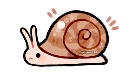 Cute Snail Drawings, Snail Art, Animal Doodles, Speed Racer, Cute Animal Drawings Kawaii, Cute Doodles Drawings, Cute Kawaii Drawings, Cute Doodle Art, Cute Little Drawings