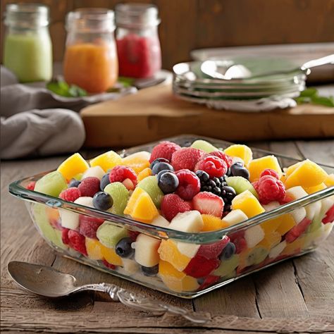 Discover the Exquisite Delights of Nana's Frozen Fruit Salad - Unleash Your Culinary Creativity Crispy Fries Recipe, Frozen Fruit Salad, Frozen Fruit Salads, Baked Turkey Wings, Cherry Bars, Slow Cooker Recipes Dessert, Puppy Chow Recipes, Vanilla Ice Cream Recipe, Slow Cooker Desserts