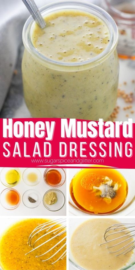 Transform Your Salads with this Sweet, Tangy Honey Mustard Salad Dressing Dijon Vinaigrette Dressing, Honey Mustard Salad, Honey Salad Dressing, Savoury Sauces, Mustard Salad, Honey Dijon Dressing, Honey Mustard Salad Dressing, Mustard Salad Dressing, Homemade Salad Dressing Healthy