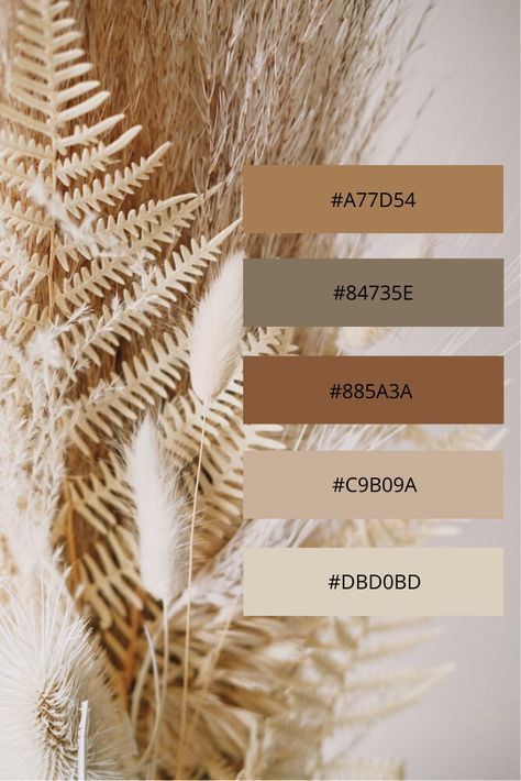 Natural Colour Palette Bedroom, Beige Palette Colour Schemes, Brand Designer Aesthetic, Colours That Go With Beige, Off White Colour Palette, Business Color Schemes, Color Schemes For Websites, Branding Color Palette Colour Schemes, Earthy Color Schemes