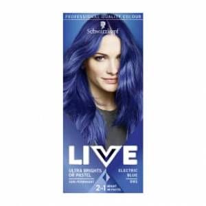 Electric Blue Hair, Blue Hair Dye, Bright Blue Hair, Schwarzkopf Color, Dyed Hair Blue, Dyed Hair Pastel, Semi Permanent Hair Dye, Dark Blonde Hair, Dream Pop