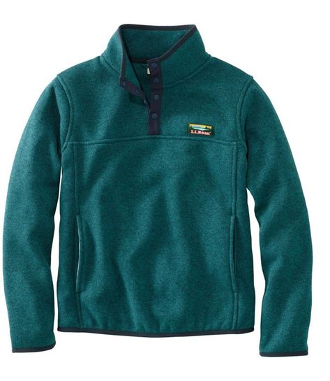 Kids' L.L.Bean Sweater Fleece, Pullover Fleece Pullover Outfit, Winter Pullover Outfits, Trekking Outfit Women, Trekking Outfit, Ll Bean Sweater, Pullovers Outfit, Patagonia Pullover, Casual Skirt Outfits, Dresses Casual Winter